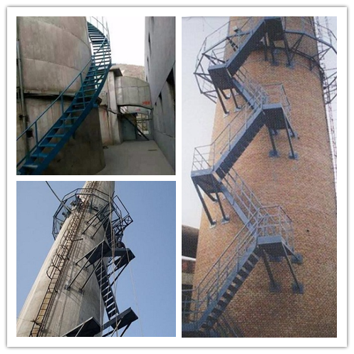 许昌烟囱安装爬梯施工部署及主要施工工艺-江油