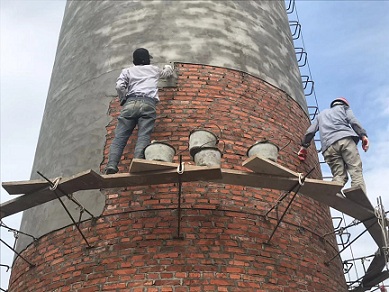 冀州砖烟囱外壁粉刷加固施工规范及工艺流程