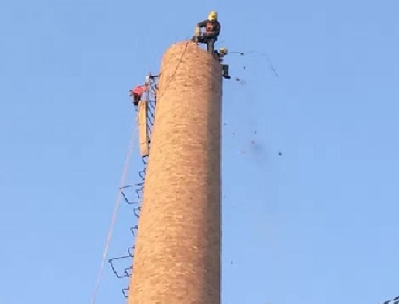 吐鲁番烟囱拆除筒身施工技术要求-韶关
