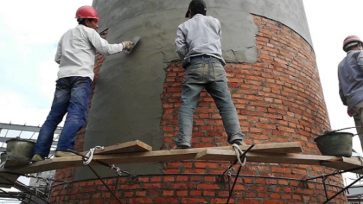 台北烟囱外壁水泥砂浆外粉施工方案