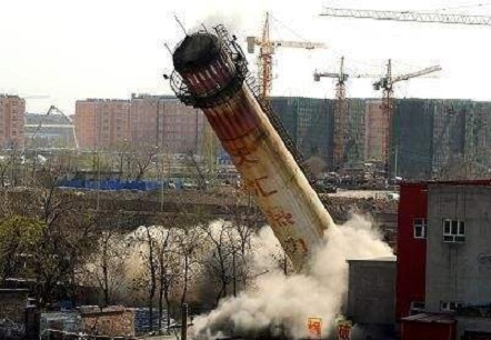 忻州混凝土烟囱拆除爆破方案设计