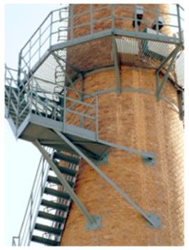 烟囱安装折梯技术质量保证措施
