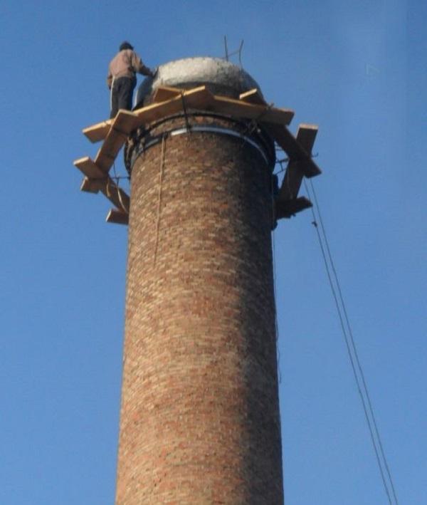 泸州砖烟囱拆除加高改造工程技术方案: