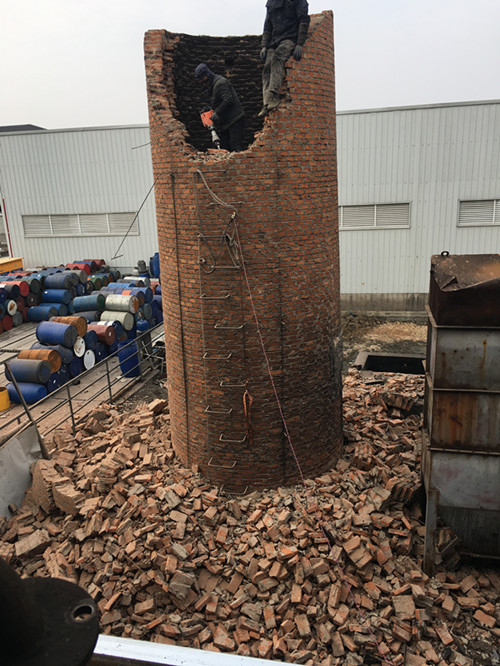 烟囱拆除的安全保证措施及规范要求
