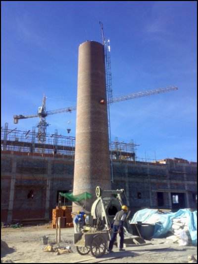 泸州砖砌烟囱施工技术以及注意点的分析