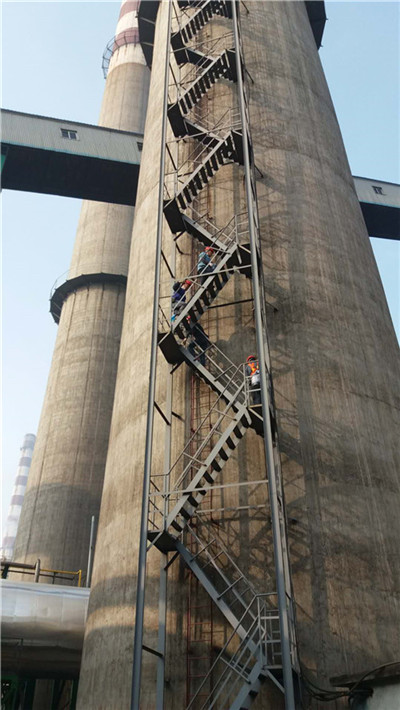 佳木斯烟囱安装钢楼梯专业技术-佳木斯