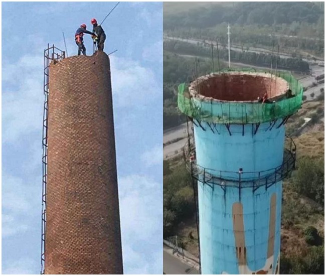 九江烟囱拆除专业公司技术高 服务好 更安全