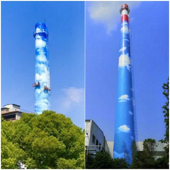 郑州烟囱彩绘公司：卓越技艺，点亮城市风景
