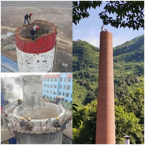 侯马烟囱拆除公司:丰富的实践经验,安全环保拆除